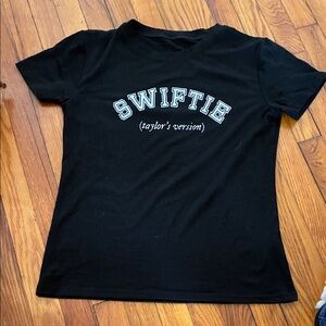 Swiftie Graphic Tee - Black Size M